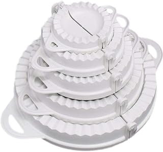 Kit de 5 formas para fazer pastel e risoles branca