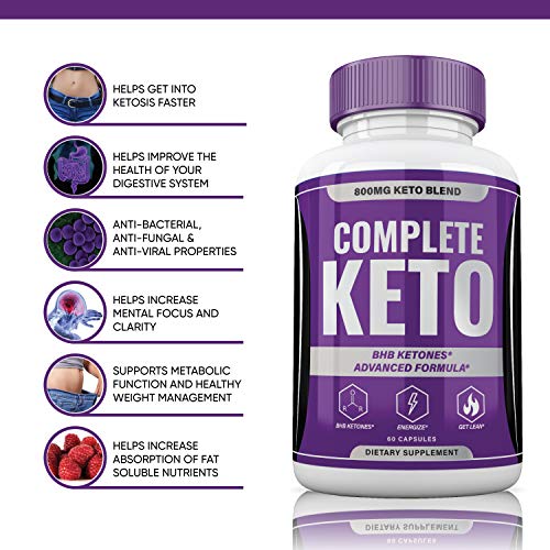 image for Tiger Bodi Complete Keto Pills 800mg, Keto Complete Diet Pills Capsule