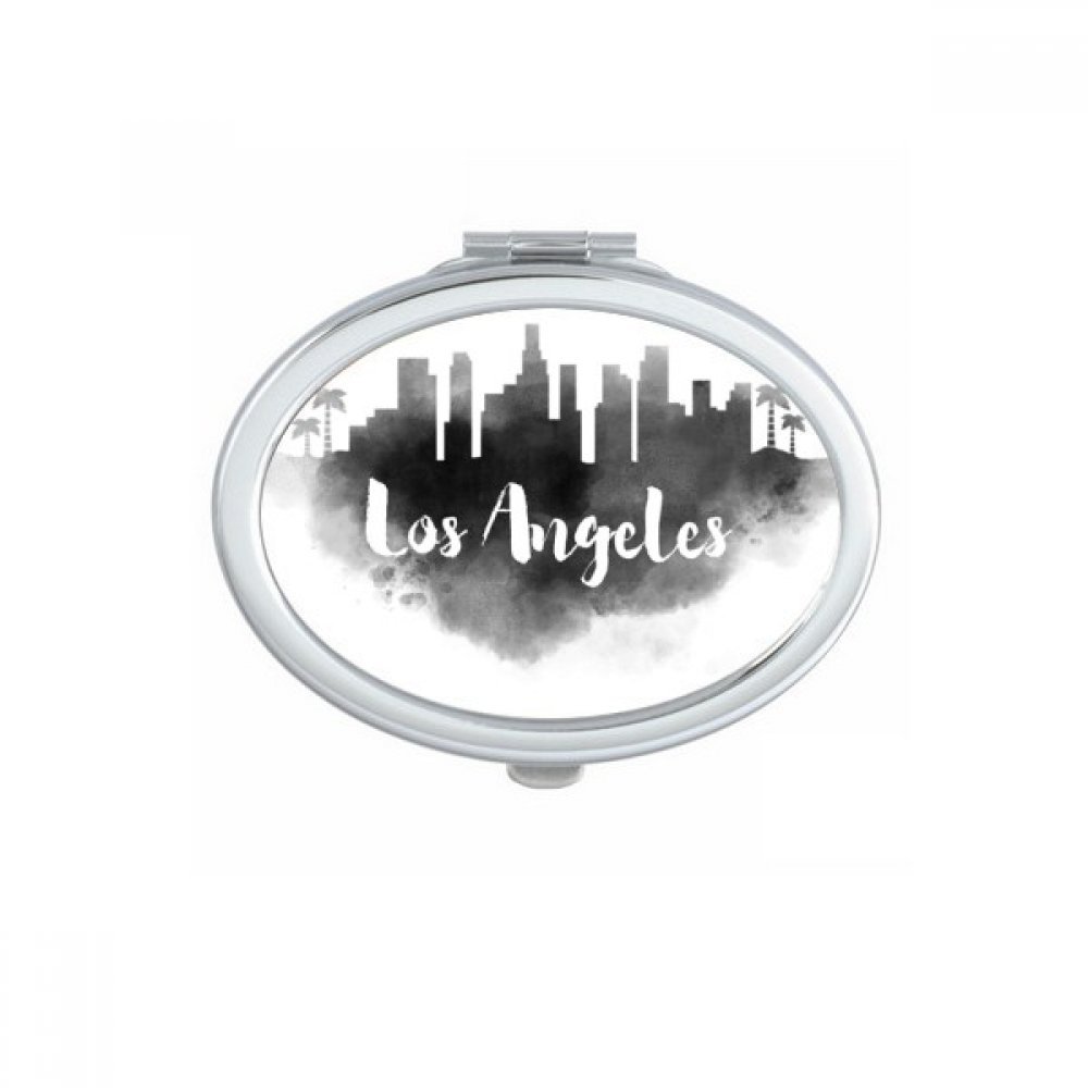 Miroir ovale Los Angeles de voyage pour maquillage nomade en ville