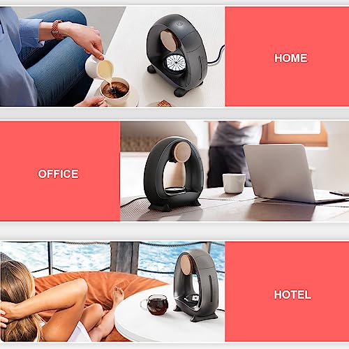 Image of Semi-automatic Coffee Maker for Home 240ml 85 Degrees Constant Temperature 1400W Silent Portable Americano Coffee Maker Machine for Coffee Powder Tea-leaf