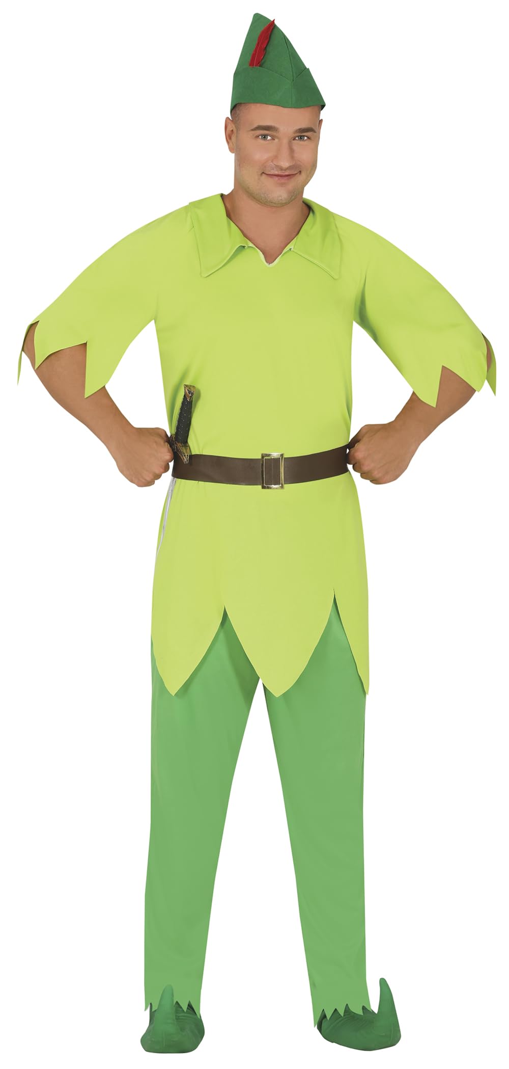FIESTAS GUIRCA Green Archer costume for men
