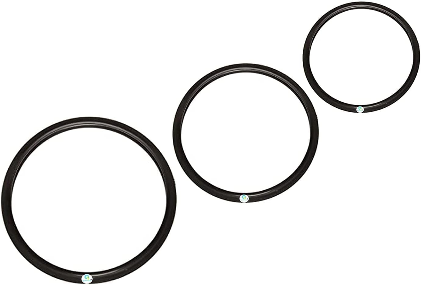 Jar gaskets suitable for Preethi_Phillips & more mixer Brands. Sales package contains 1U small(8.5cm) Gasket, 1U medium(11cm) Gasket, 1U Big(12.8cm) Gasket -Material-Rubber