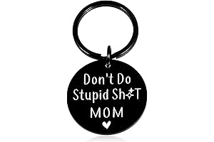Don't Do Stupid Poop Keychain Valentines Day Gifts