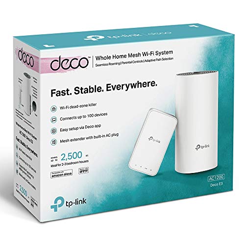 TP-Link Deco E3(2-Pack) AC1200 Whole Home Mesh WiFi System - Image 3