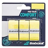 raqueta babolat pure drive usada Yellow Babolat Pro Tour Gelb Sobregrip para Tenis Pack De 3