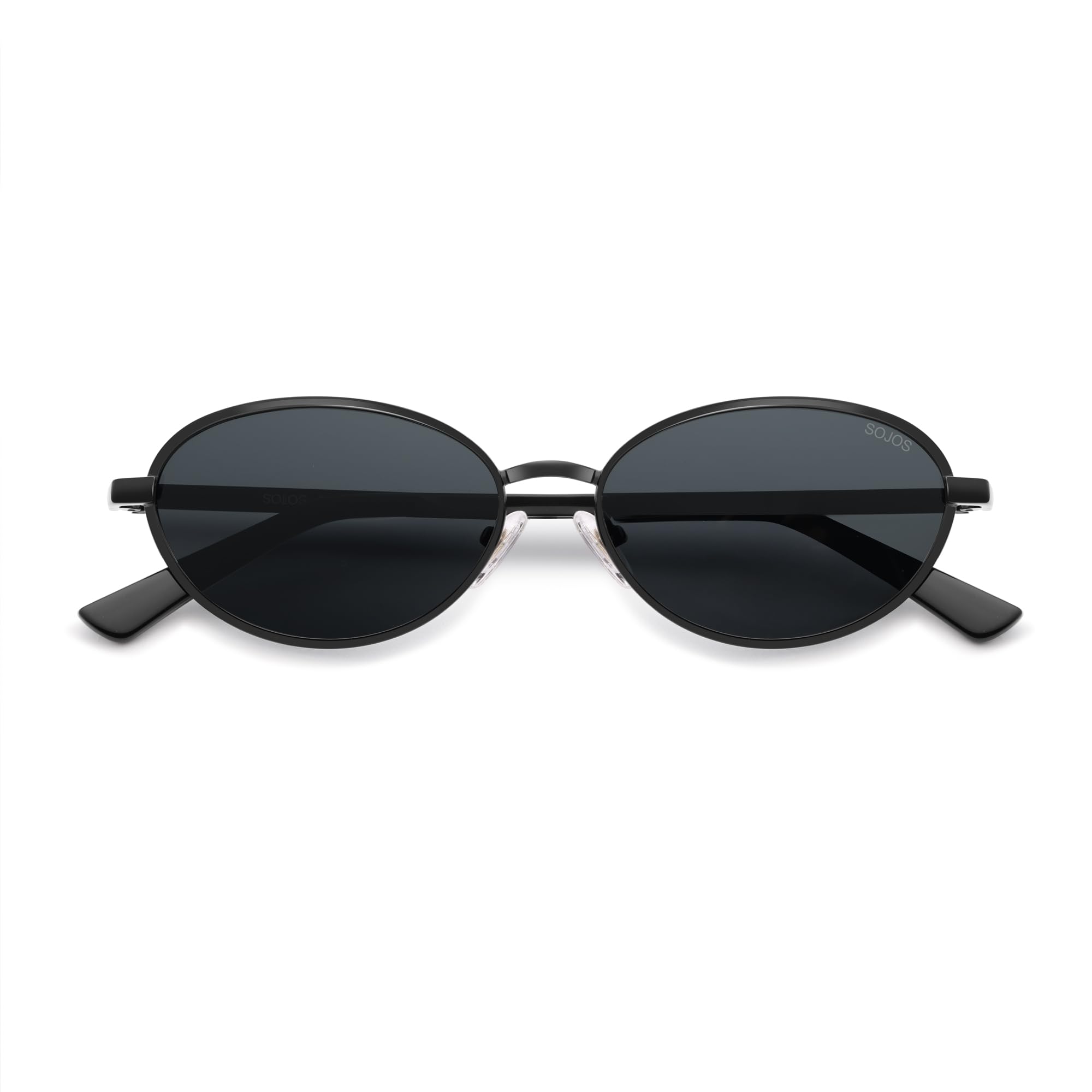 SOJOS Trendy Oval Cay Eye Polarized Sunglasses for Women Men Chic 80s 90s Retro Fashion Sunnies SJ1279