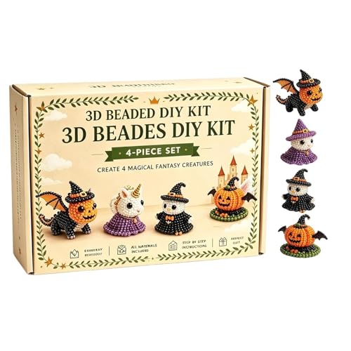 Artisanat de perles 3D d'Halloween pour surmonter l'ennui des loisirs