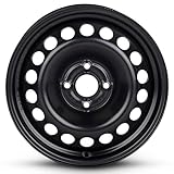 New OEM Replacement Wheel 15x6 in for 2005-2010 Chevrolet Cobalt Painted Black Steel Rim 4-100mm