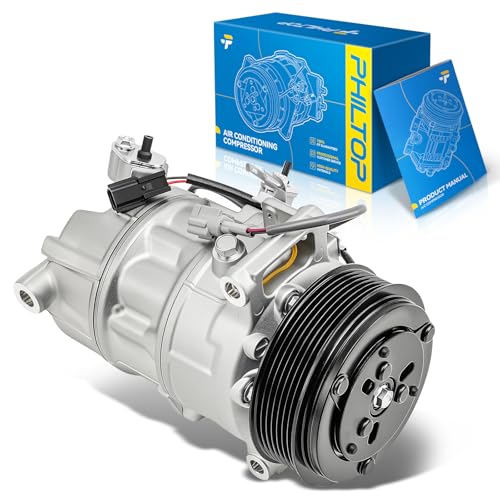 Image of PHILTOP CO4939 Air Conditioner AC Compressor with Clutch for INFINITI Q50 2019-2023, 2014-2015 3.7L, 2016-2018 3.0T,Q60 2019-2022, 2017-2018 3.0T