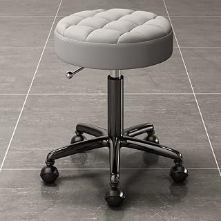 Rolling Stool with Wheels,Swivel Stool Chair Adjustable Height, Hydraulic Rolling Swivel Stool for Clinic Dentist Spa Massage Salons Studio Tattoo