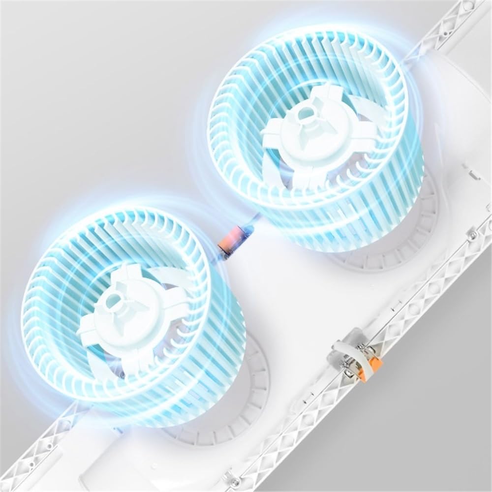 Ventilador Extractor de aire de techo de placa de yeso for cocina y baño de 60 * 15 cm, ventilador de ventilación de tira larga. Cuarto de baño