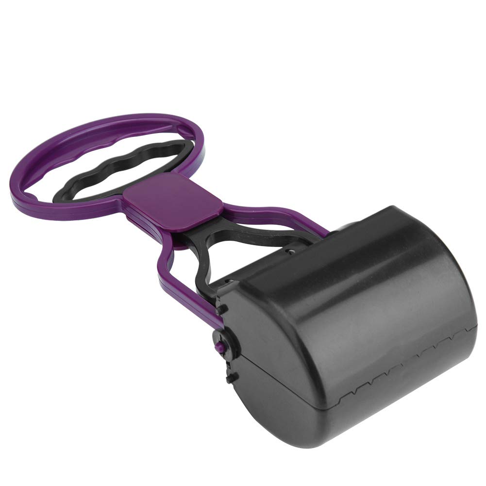 lyrlody Long Handle Dog Pooper Scooper Long Handle Dog Shovel for Picking Up Pet Poo with Long Handle 28 X 8.7 Cm (Purple)