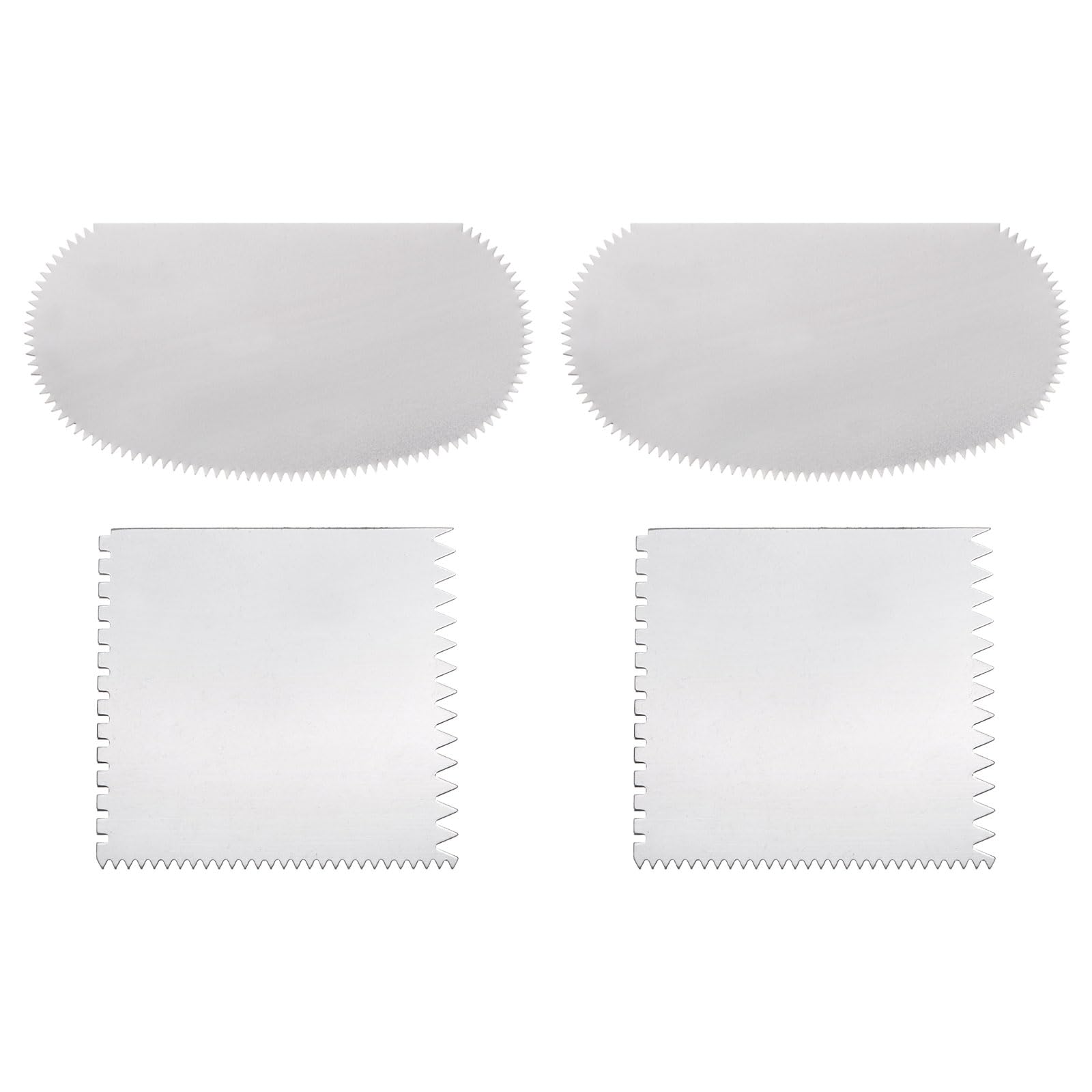 4 Raschietti In Acciaio Inox Per Argilla E Ceramica - Con Bordo Seghettato, Ideali Per Modellare E Scultura - Foto 8