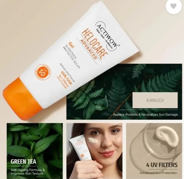 Image of ActiwowRx Vitamin C Sunscreen Bright Skin & Healthy Glow|Non-Greasy & White Cast,Quick-Absorbing