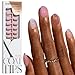 BTArtboxnails XCOATTIPS Bare 5-Shades Nude Press on Nails - 4-Week Wear Extra Short Almond Press on Nails, Easy to Apply, Soak Off, Salon Quality Value at Home, 16 Sizes - 160 Fake Nails
