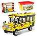 School Bus Station Building Blocks Set,City Town Center Bus Station Building Kit for Kids, with School Bus & Station, Best Learning Roleplay STEM Block Play Toys Gift for Boys Girls Aged 6+ (488PCS)