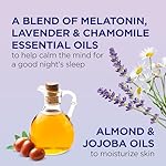 Dr Teal's Moisturizing Bath & Body Oil, Sleep Blend with Melatonin, Lavender & Chamomile Essential Oils, 8.8 fl oz. - Image 3