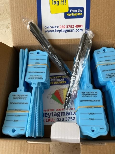 x 200 etichette chiave (blu)