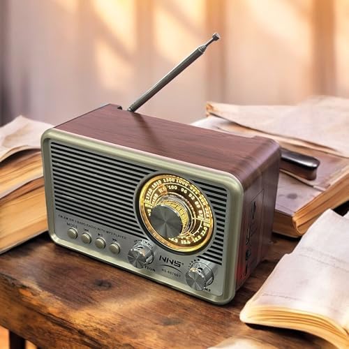 Retro - Sılver Nostaljik Radyo Bluetootlu Mini Kibar Fm Radyo (Kılcal Çizikler - Hafif Defolu) - Görsel 4