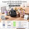 Phomemo D520BT Stampante Termica Bluetooth 4x6 per Etichette di Spedizione, Senza Inchiostro - Compatibile con Smartphone, PC/Mac, Android/iOS, Windows, Colissimo, UPS, Amazon, eBay, Nero
