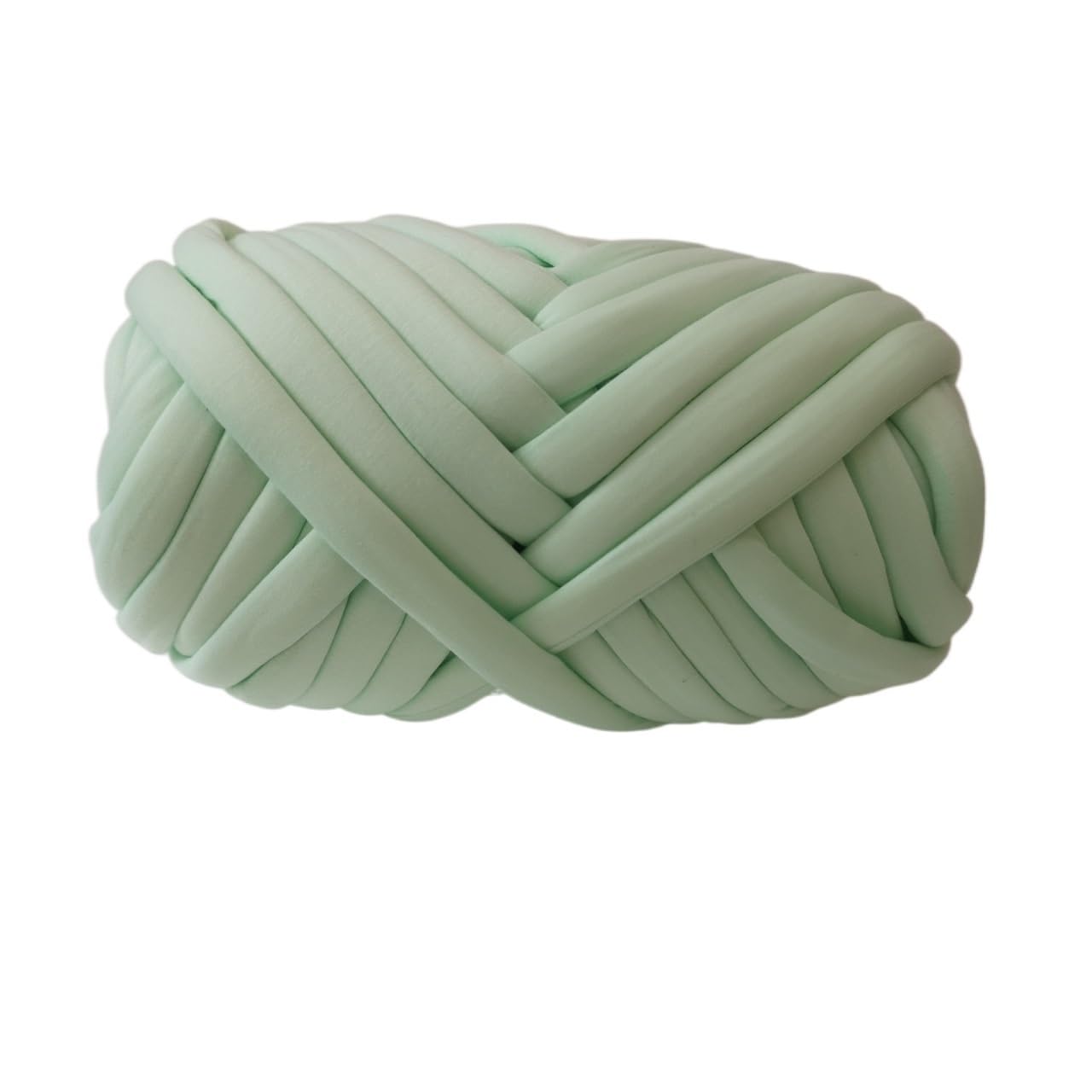 Lana Para Tejer Hilo de 1KG hilo grueso tejido a mano hilo de ganchillo algodón DIY brazo tejido manta de hilo de lana Lanas Para Crochet (Color : 1kg Light Green)