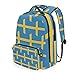 2 in 1 Rucksack, Motiv: Schweden Flagge, abnehmbare Schultertasche, Schultasche, Reisetasche, Tagesrucksack