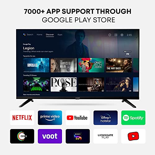 Image of Croma 109 cm (43 Inches) Full HD Certified Android Smart LED TV CREL043FOE024601 (Black) (2022 Model)