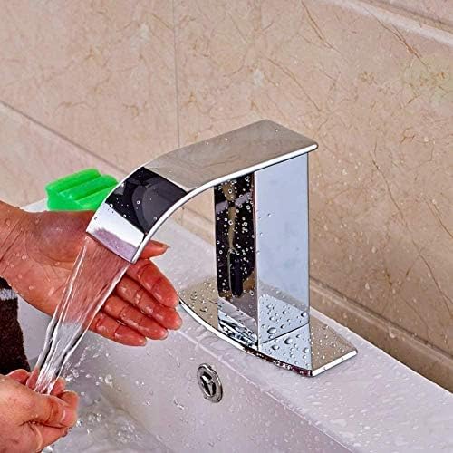 Robinet de lavabo capteur automatique en laiton massif pour moderniser votre salle de bain chic