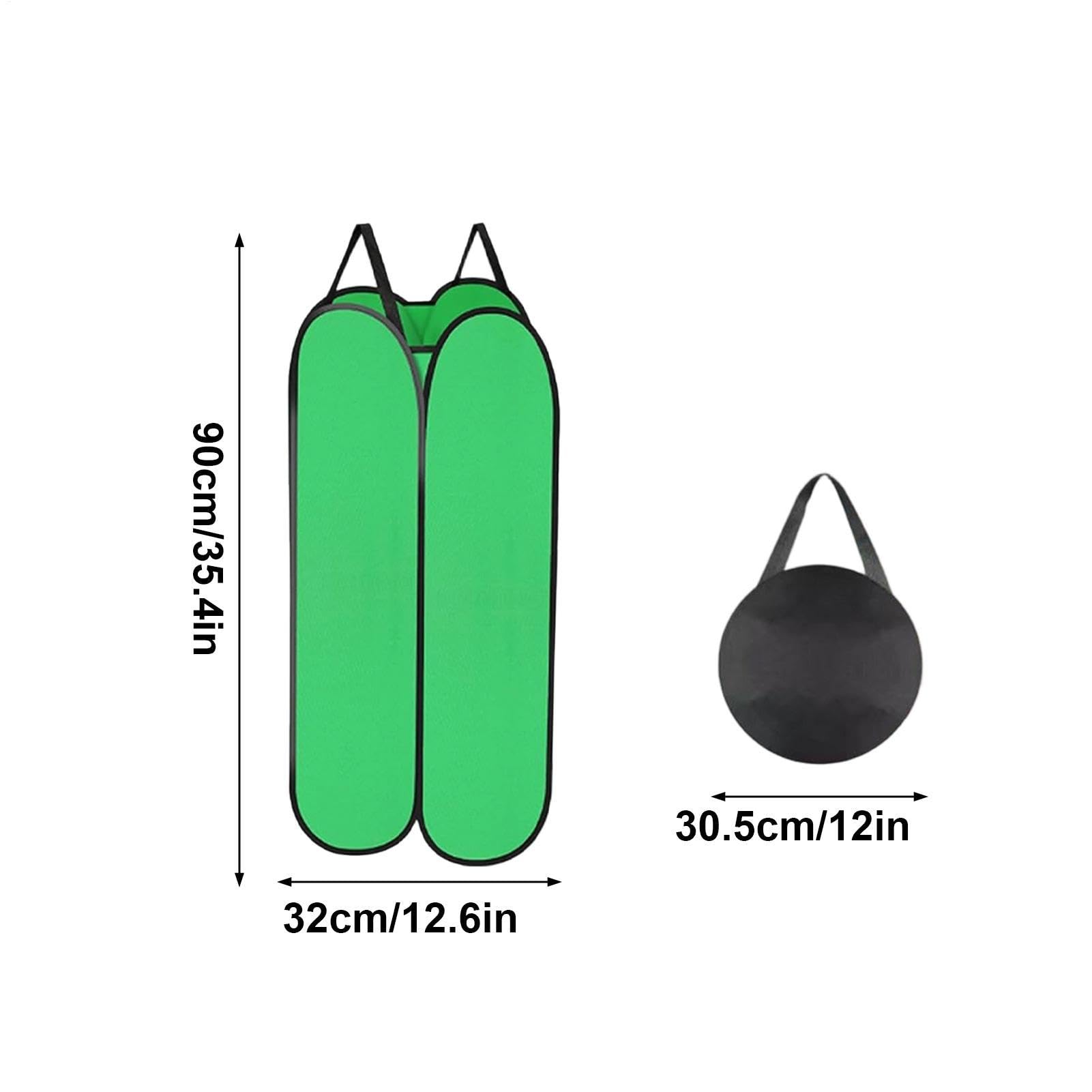 Set di 2 supporti per per foglie con supporto, pieghevoli | Supporto per sacchi d'erba per cucina, alimenti, campeggio, cantiere, giardinaggio, spazzatura, prato, esterno