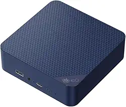 Mini PC EQ14 N150 Intel Alder Lake 16GB RAM DDR5 500GB SSD Windows 11 Pro Computador Compacto Para Trabalho Escritório Home Office Wi-Fi 6 HDMI 4K Silencioso e Potente