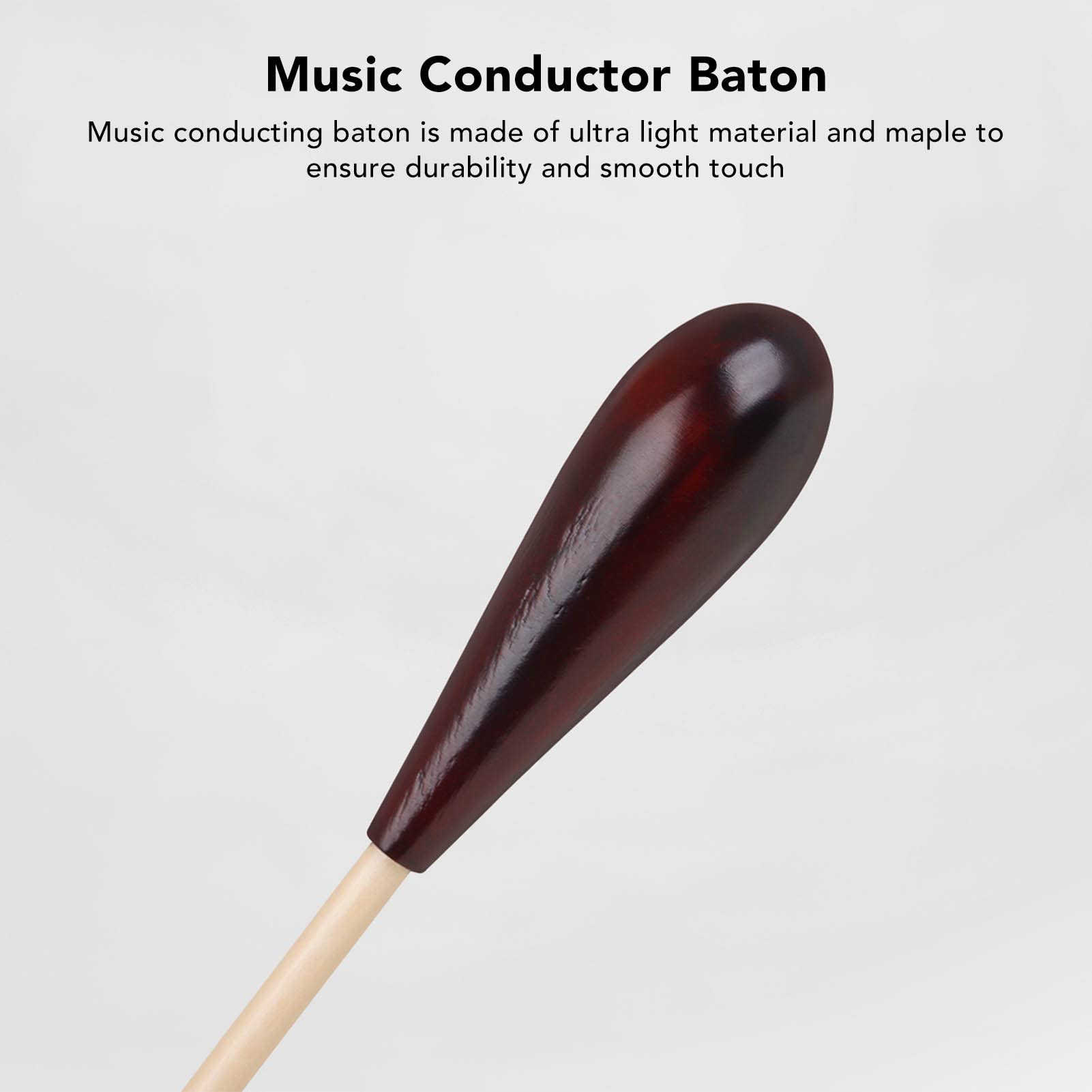 1 Pz Musica Conducente Baton Musica Baton Orchestra Baton Manico In Legno di Musica Manico In Acero Band Orchestra Professionale Con Scatola di Legno Dedicata Con Acero