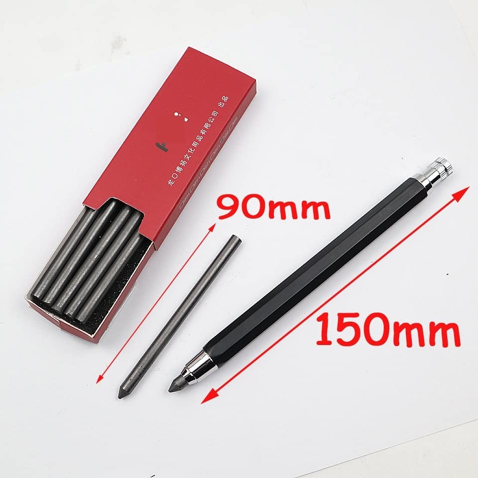 Druckbleistifte 5,6 mm HB/2B/4B/6B/8B Graffiti-Zeichen-Scanner (4B 1 Bleistift 1 Mine) (6B 1 Bleistift 1 Mine)