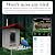 KAJFHIAQ Smart Bird Feeder with Camera,2.1L-with Camera with AI Identify Birds Species & Solar Panel, 2K Live View, Chew-Proof & Waterproof Design, Real-Time App Alerts, Gift for Bird Lovers (Red)