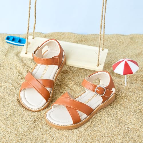 Image of Kiderence Toddler Girls Sandals Little Girls Kids Summer Shoes Toddler Sandals