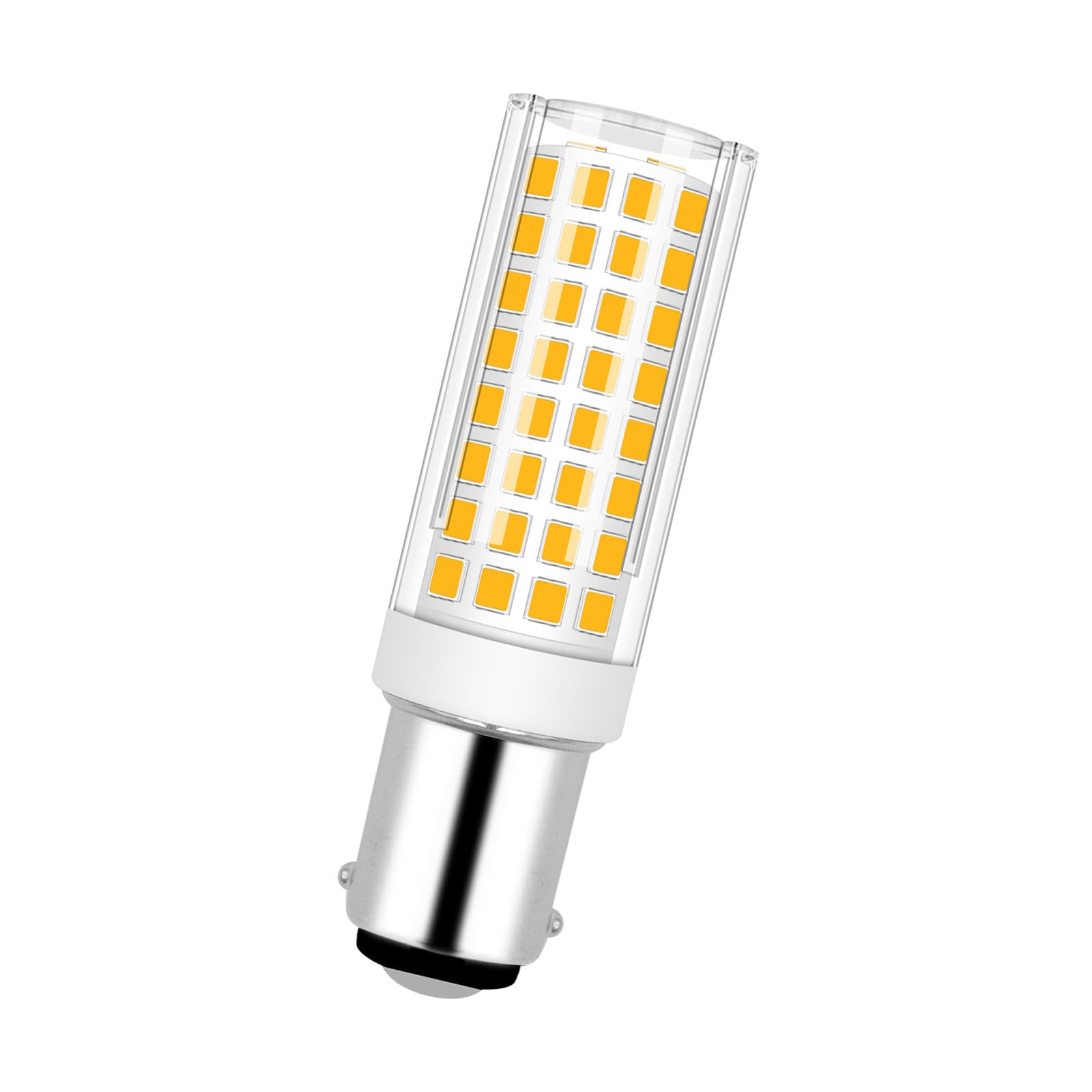 JINLONTA B15D LED NäHmaschinenlampe Warmweiß 3000K 5W Ersatz 50W Halogenlampe B15d Doppelkontakt 500LM Nicht Dimmbar AC 230V für Nähmaschine, Dunstabzugshaube, Kronleuchter 1er Pack
