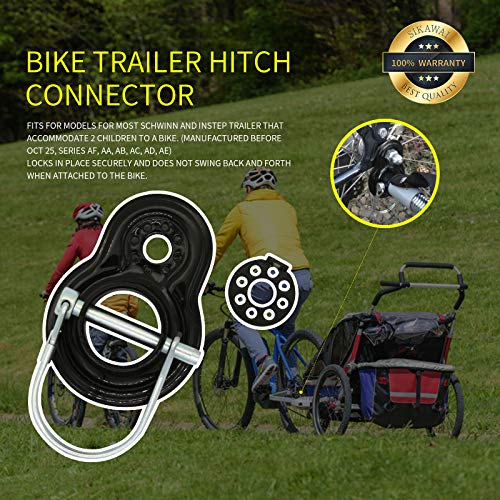 image for Sikawai Bike Trailer Coupler Connector Flat and Angled Couplers Couple