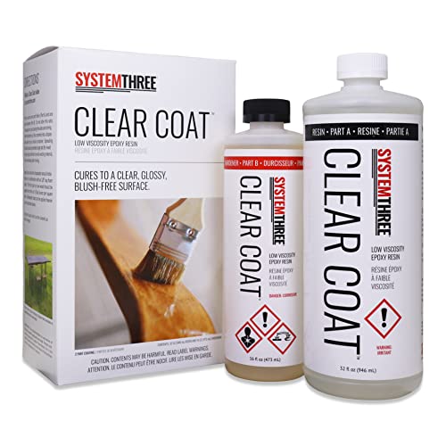 System Three Clear Coat Epoxy Resin, 1.5 Quart Kit