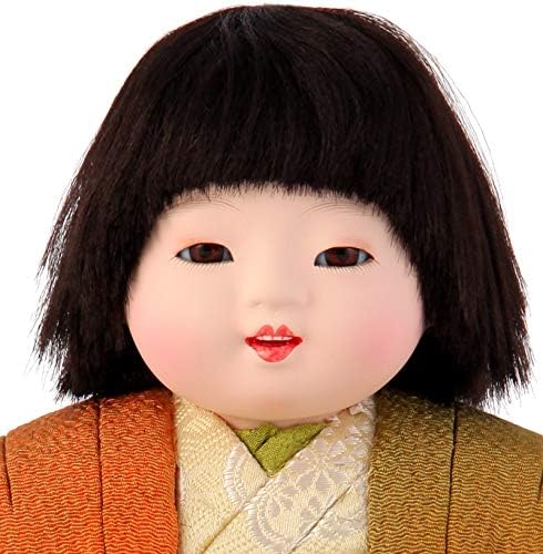 化粧箱付き】市松人形 ペア 京旭作 ガラスケース入り 市松人形 日本人形