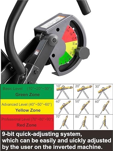 Inverpro MODEL AR A Advanced Heat And Massage Heavy Duty Deluxe Inversion Table,320 Lb Capacity,Gray/Black thumb #2