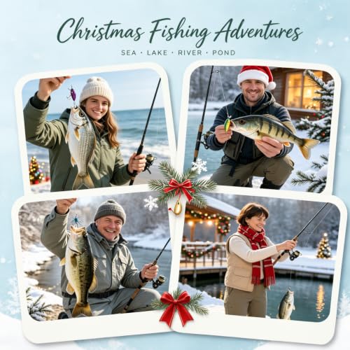 Fishing Advent Calendar 2026, 24-Day Christmas Fishing Lure Gift Adult - image 8