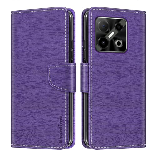 Custodia Portafoglio pelle Compatibile con Doogee Blade GT Pro Cover Colorata Flip con Portacarte Chiusura Magnetica ProtettivaViola