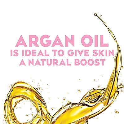 OGX Radiant Glow + Argan Oil of Morocco Extra Hydrating Body Wash for Dry Skin, Moisturizing Gel Cleanser for Silky Soft Skin, Body Wash for Women, Sulfate-Free Surfactants, 19.5 fl oz