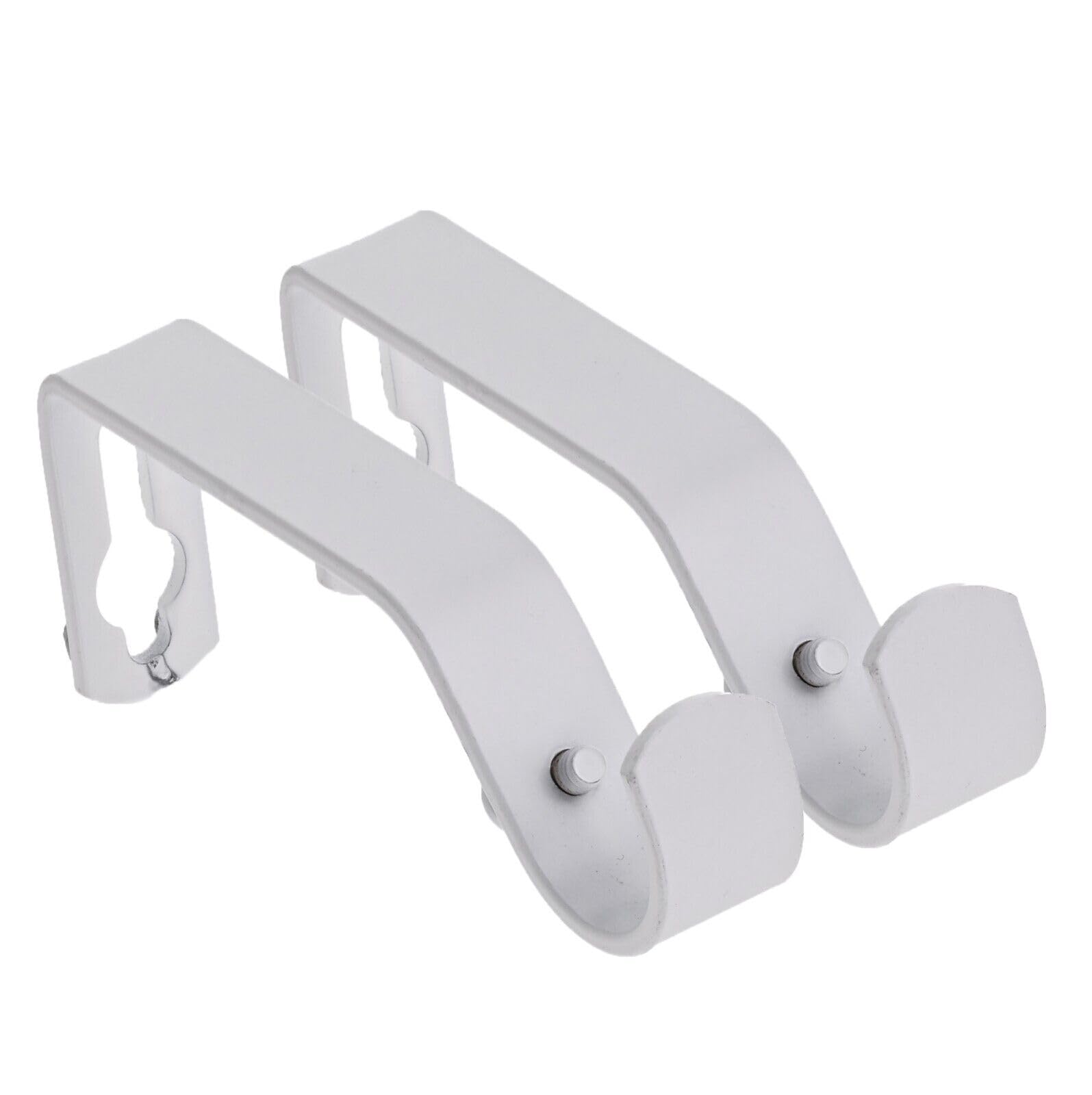 Lister Cartwright White(Metal Bracket) 19Mm Curtain Pole Brackets With Adjustable Screwsplastic Finish (Pack Of 2)