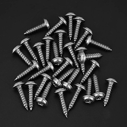 Tornillos autoperforantes Pan 220 pcs acero inoxidable miniatura 3