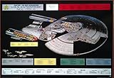 Close_up Star Trek: USS Enterprise NCC-1701-D, Cutaway | US 