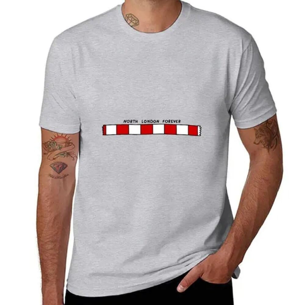 North London Forever T-Shirt Mens t-Shirts Anime Grey L