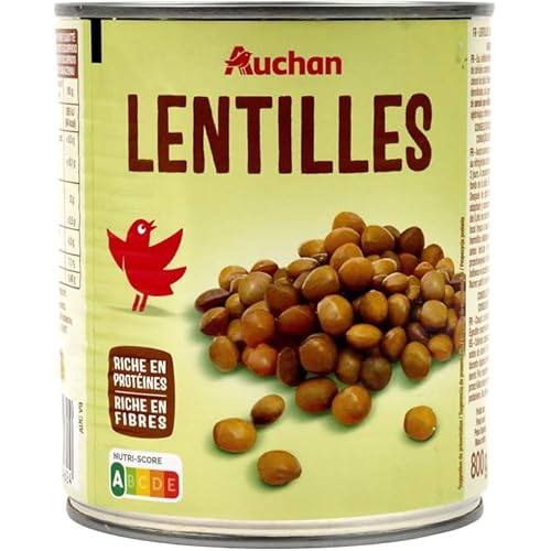 Lentilles préparées,530 g