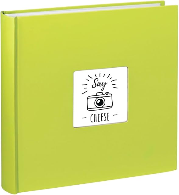 Hama 2128 Jumbo Album Fine Art, 30 x 30 cm, 100 White Pages, Kiwi/Green, Paper