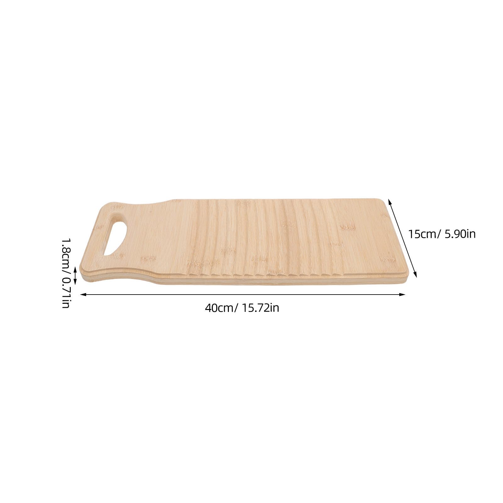 COHEALI 2 Tablas de Lavar Ropa de Bambú Textura Acanalada, Ligeras y Naturales, Ideales para Fregar Ropa Delicada en Baño o Cuarto de Servicio