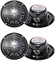 4) NEW PYLE PLMR61B 6.5' 240W Marine/Boat Dual Cone Waterproof Speakers TWO PAIR